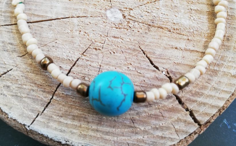 Bracelet pierre de turquoise